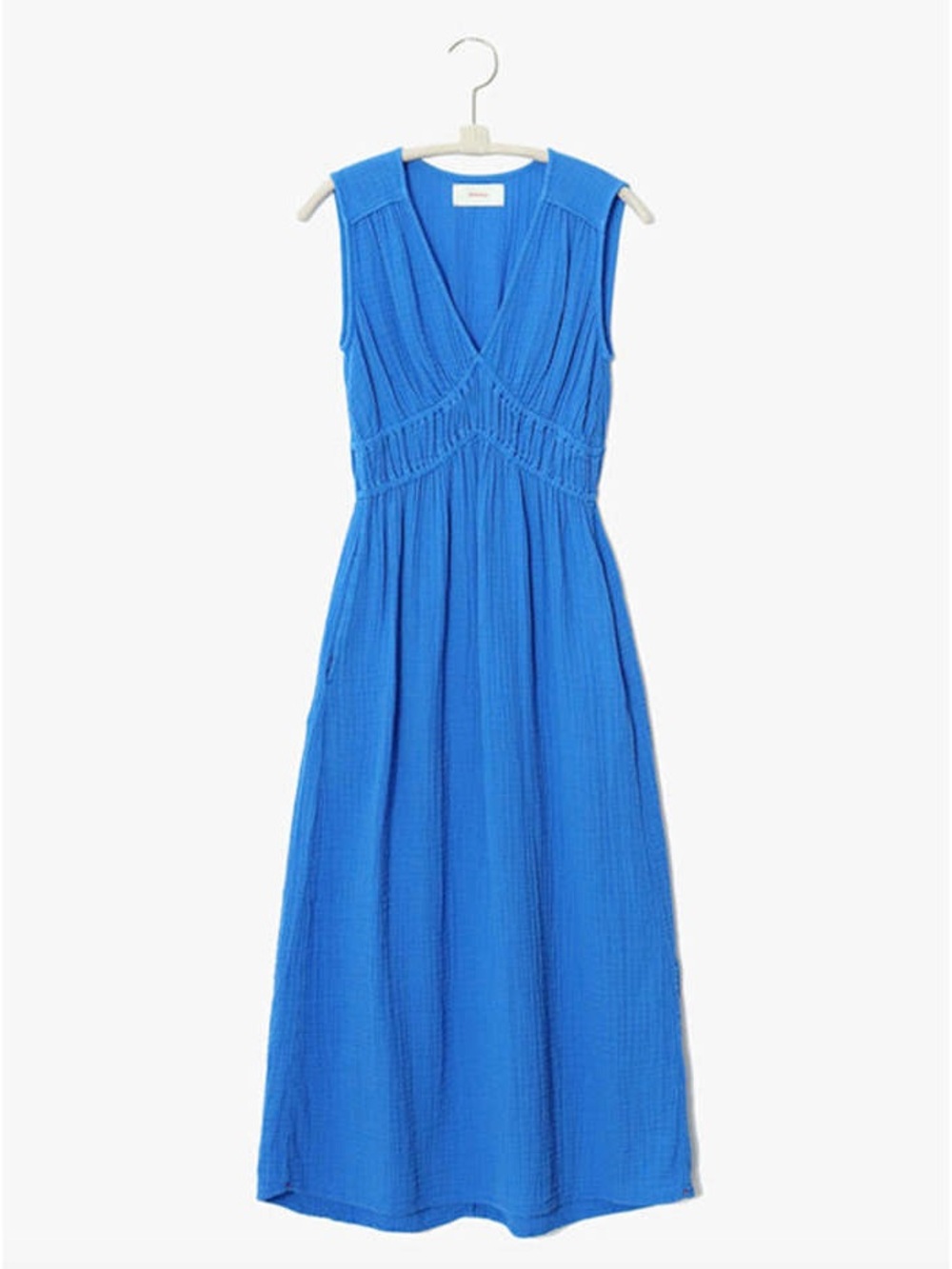 Joie Royal Blue Sleeveless V-Neck Maxi Dress